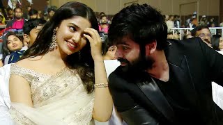 Ram Pothineni Making FUN With Krithi Shetty At The Warrior Movie Pre Release Event | News Buzz
