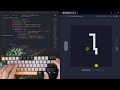 ASMR Programming - Coding a Snake Game - No Talking