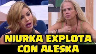 NIURKA EXPLOTA CON ALESKA POR DIVIDIR EL CUARTO AGUA | LA CASA DE LOS FAMOSOS ALL STARS