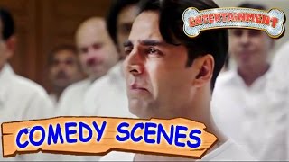 Akshay Kumar Mourning For His Father- Comedy Scenes | Entertainment | Hindi Film
