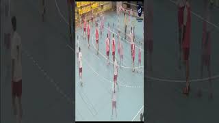 Handball Training - Offensive plans on defense 6:0 part 13