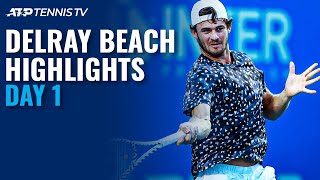 Paul, Querrey Advance; Korda Gets First Win on Home Soil | Delray Beach 2021 Highlights Day 1