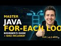 For-Each Loop in Java - Automate Repetition | Programming Tutorial