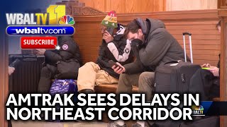 Travelers experience Amtrak delays at Penn Station