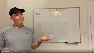 SPH3U 1 5 Motion Equations