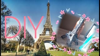 DIY Torre Eiffel fácil com cola quente