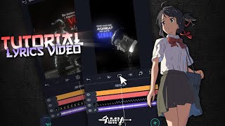Tutorial Como Fazer Lyrics vídeo Neon pelo (Alight motion & NodeVideo) 📱