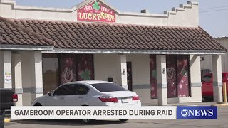 One person arrested, money and hard drives seized after gameroom raided on Airline