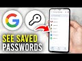 How To See All Saved Password In Google Account - Full Guide