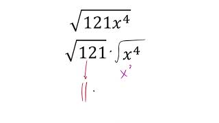 Decomposing a Square Root Radical Expression