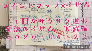 マインドマップ×ふせん「1日がサクサク進む魔法のふせん」実践編2020/04/27