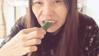 mukbang lady finger/okra