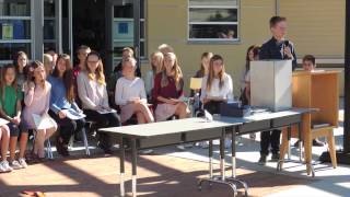 Correia Middle School Time Capsule Burial