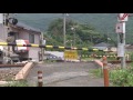 【踏切動画】山陽本線末田浜第3踏切は海が見える踏切　railway crossing in japan