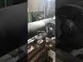 Machining Rubber Coated Roller for Textile Machinery. #futianroller #rubberroller #rubbercoatedroll