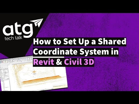 How To Set Up A Shared Coordinate System For Revit & Civil 3D - YouTube