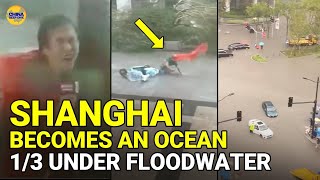 1/3 Shanghai is Underwater and in Ruins, Like a Disaster Movie.