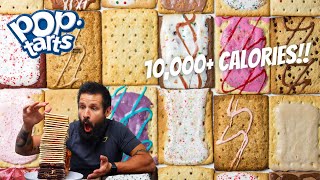 THE 10,000 CALORIE POP TART PB&J CHALLENGE | MAN VS FOOD!!
