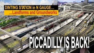 DINTING STATION in N GAUGE – Landforms and Groundworks