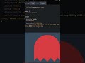 Pacman Ghost Animation - #short #CSS Art