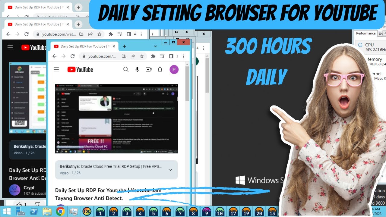 Part 2 Jam Tayang Browser Anti Detect Ixbrowser Setting