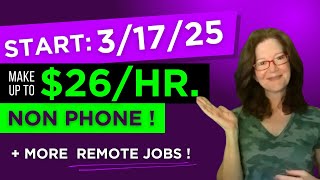 3 New Remote Jobs: Hiring Immediately \u0026 No Phone / High Pay / Worldwide Work From Home Jobs 2025