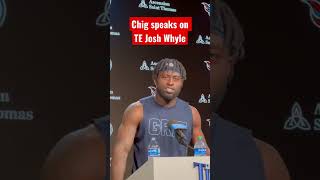 #Titans TE Chig Okonkwo is FIRED UP to play alongside NEW TE Josh Whyle ⚔️ #titanup #titansfootball