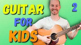 Guitar Lesson For Kids - Part 2 - Fretting Notes - Absolute Beginner Series #guitar #kids