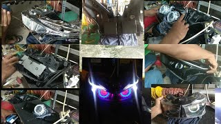 paket Proji murah,proses rakit Proji LED gen2 di Vario led