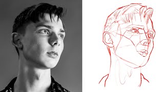 How to Easily Sketch a Portrait Using the Loomis & Asaro Methods