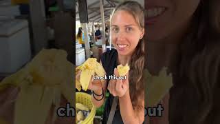 This variety of banana is the best vegan street food in Thailand ✨🇹🇭🍌