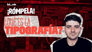 ¿Qué es la tipografía?