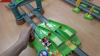 ホットウィール マリオカート マリオサーキット トラックセット 電動ブースターでレースをしてみた！MARIOKART HOT WHEELS