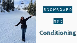 #1: Ski Conditioning Workout / Snowboarding Conditioning Workout / How to Train for Skiing