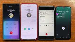 Voice Recording Makes Samsung S22 \u0026 S20 ULTRAs Place Outgoing Calls to OnePlus 6T, iPhone 7 \u0026 8 Plus