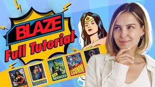 Blaze AI Tutorial \u0026 Review -  How To Use AI to Create Content