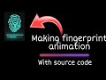 Css Fingerprint scanner Animation Effect Html|Css By Beyond code