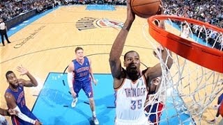 Kevin Durant's 42 Points Helps Thunder Lock 2nd Seed
