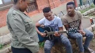 Jamming in the park with Mlu and Emihle