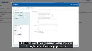 SureDesign:  SureSelect Advanced Wizard