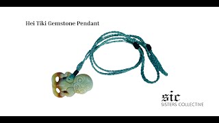 Hei Tiki Māori Pendant Amazonite Green