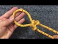 bow series commonly used knots for fixing rope loops