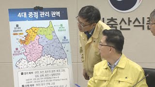 고양·철원 등 돼지열병 완충지역 지정…차량 통제 / 연합뉴스TV (YonhapnewsTV)