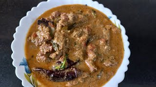 செட்டிநாடு ஸ்டைல் மட்டன் குழம்பு. Chettinadu style Mutton gravy.