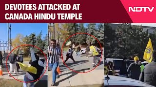 Canada Hindu Temple Attacked | Devotees Attacked At Canada Hindu Temple, Justin Trudeau Reacts