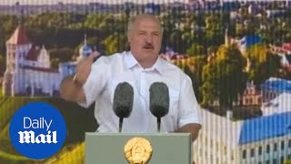 Belarus leader Alexander Lukashenko says NATO is at the border