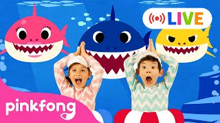 [LIVE] 🔴Las Mejores Canciones Infantiles para Cantar y Bailar | Pinkfong Baby Shark en español