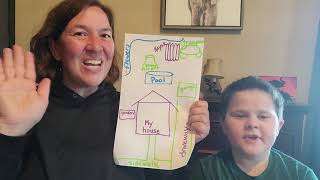 Map of your backyard treasure hunt