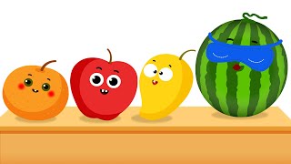 Ten Little Fruits + Many More Nursery Rhymes & Kids Songs by @kidscamp