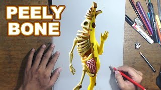 FORTNITE Drawing PEELY BONE - How to Draw PEELY BONE | Step-by-Step Tutorial - Fortnite